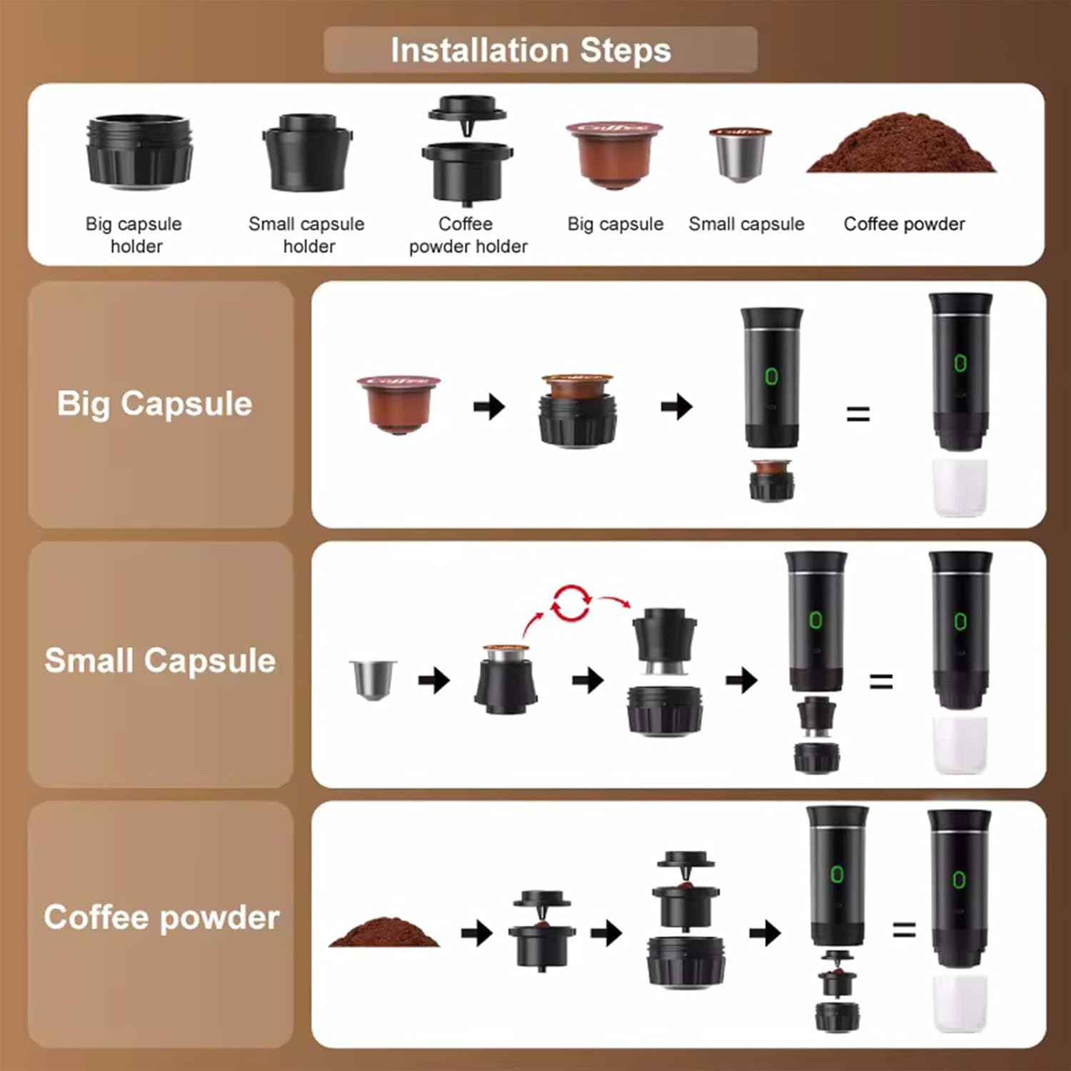 Wireless Portable Coffee Machine